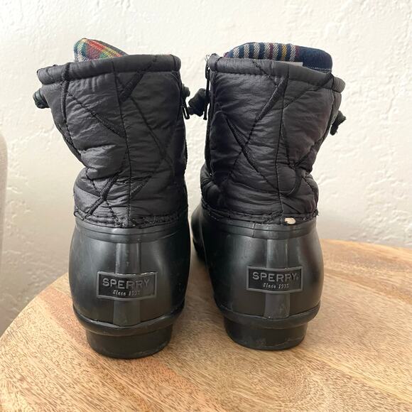 Sperry Top-Sider Saltwater Quilted Nylon Water Resistant Duck Boot Women's 8.5 - Picture 5 of 8